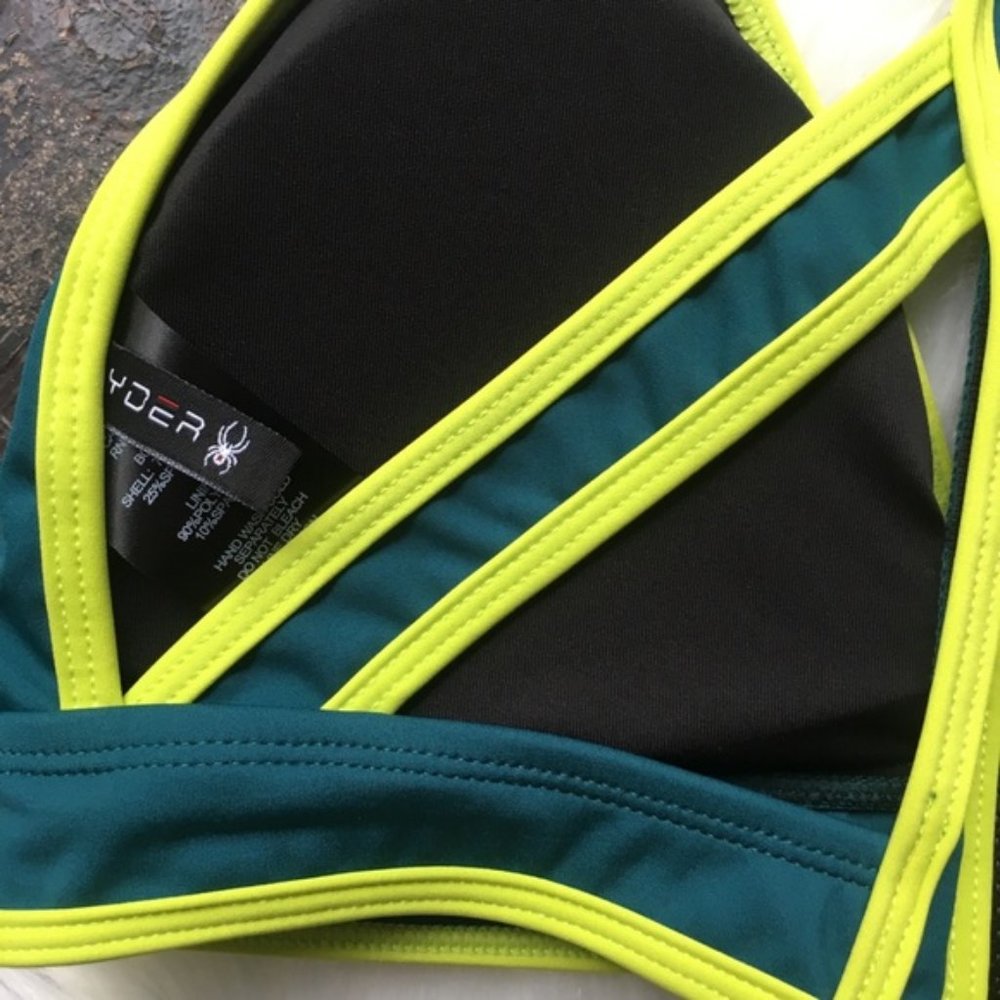 SPYDER 2 Piece Bikini Zip Top & Bottom LARGE NWT - Picture 16 of 16